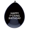 Ballonnen ‘Happy F*cking Birthday’ - 5 stuks