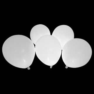 witte led ballonnen