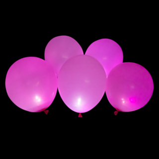 roze led ballonnen