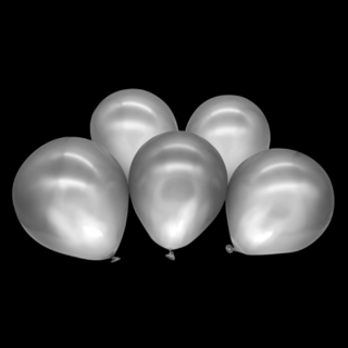 zilveren led ballonnen