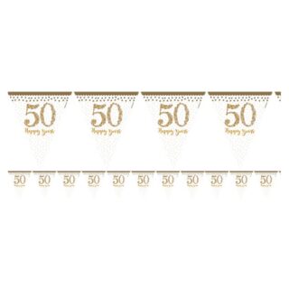 Slinger Happy Years 50 Goud - 4 meter