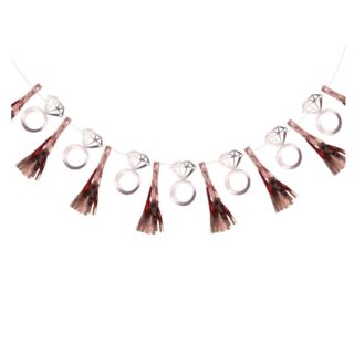 Tassel Slinger Rosé Goud Ringen - 2 Meter