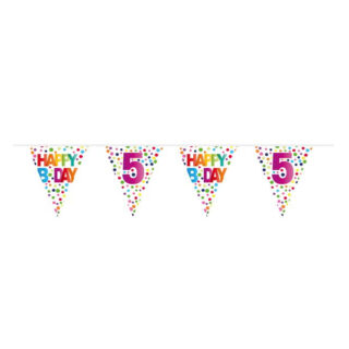 Slinger ‘Happy Birthday 5’ Confetti - 10 Meter