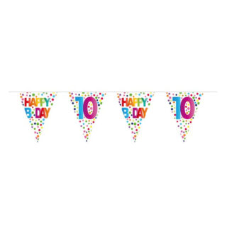 Slinger ‘Happy Birthday 10’ Confetti - 10 Meter