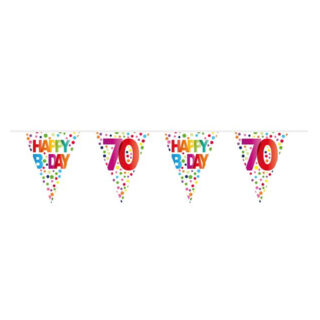 Slinger ‘Happy Birthday 70’ Confetti - 10 Meter