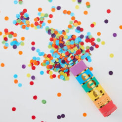 Confetti Shooter Regenboog - 15 cm - sfeer