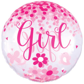 Confetti Ballon Girl - 71 cm