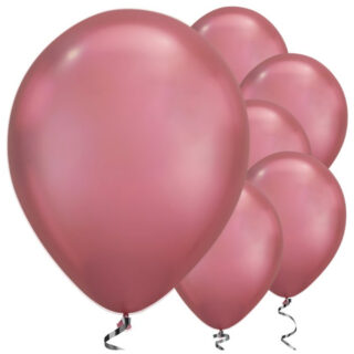 Ballonnen Chrome Mauve - 5 stuks