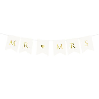 Slinger Mr Mrs Wit Goud - 2.5 meter