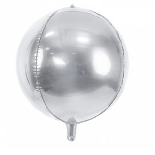 Folieballon Rond Zilver - 40 Cm