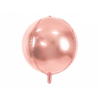 Folieballon Rond Rosé Goud - 40 Cm