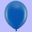 Donkerblauwe ballon op lila achtergrond