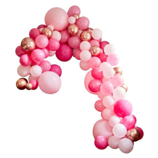 Ballonnenversiering Roze & Rosé Goud XL - 200 stuks