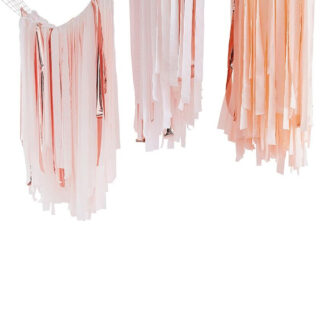 Backdrop Streamers XL Blush & Rosé Goud