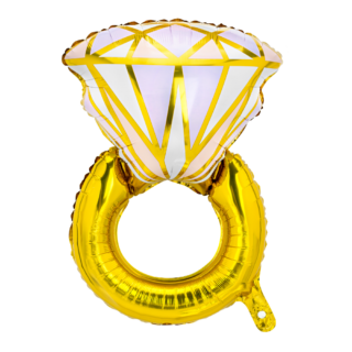 gouden ring folieballon