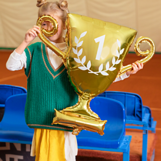 folieballon trofee goud