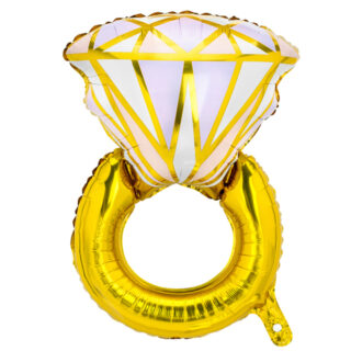 Folieballon Ring Goud Groot - 95 centimeter