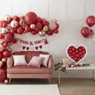 Ballonnen Happy Valentines Day - 5 stuks