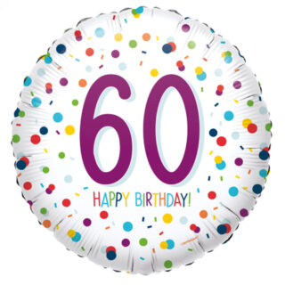 Folieballon 60 ‘Happy Birthday’ Multicolor - 43 cm