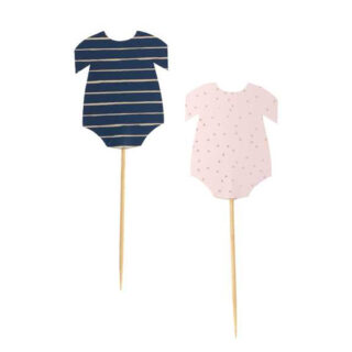 Cupcake Toppers in de vorm van Rompers