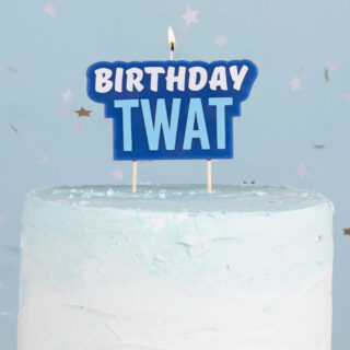 Taart Kaars Birthday Twat op taart