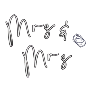 Letters mrs & mrs
