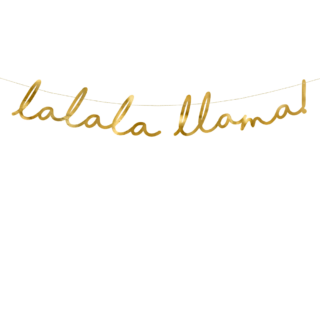 gouden lalalama slinger