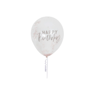 confetti ballon met happy birthday erop