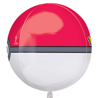 Ballon in de vorm van een pokeball