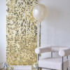 Gouden backdrop met rondjes