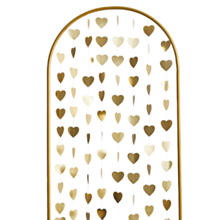 gouden hartjes backdrop