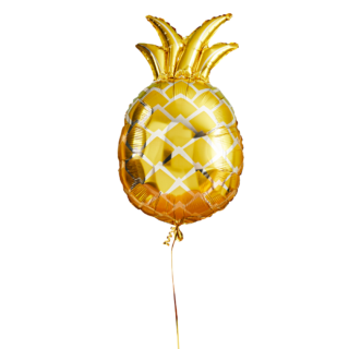 folieballon ananas goud
