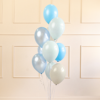 Blauwe ballonnen set