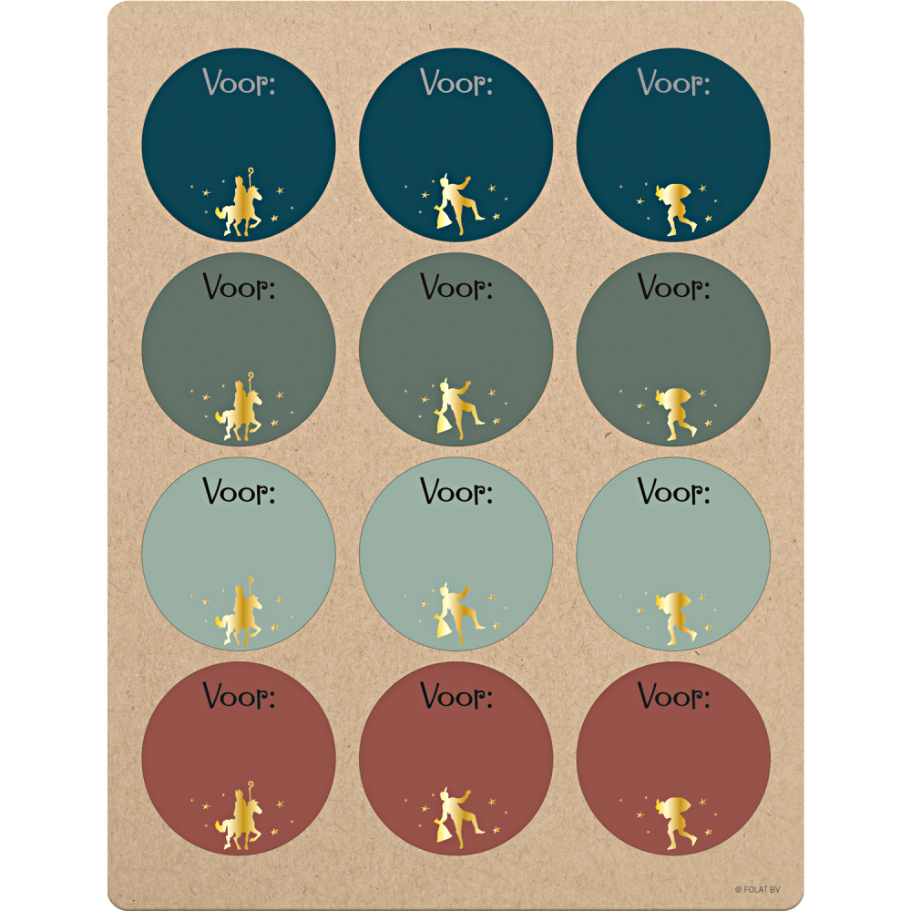 Naamstickers voor Cadeautjes - Sinterklaas - Image 2