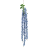 blauwe kunstbloem slinger