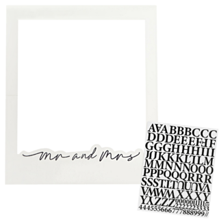 wit foto frame personaliseerbaar