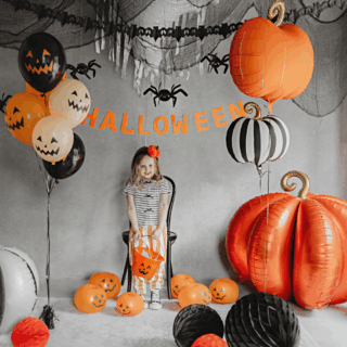 halloween versiering oranje en goud
