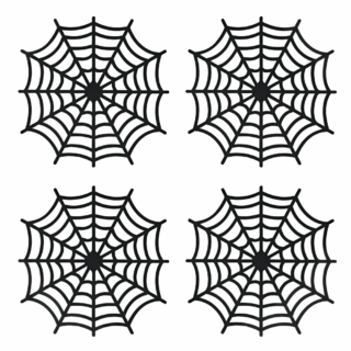 placemats spinnenweb halloween