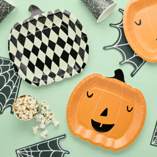 pompoen bordjes halloween
