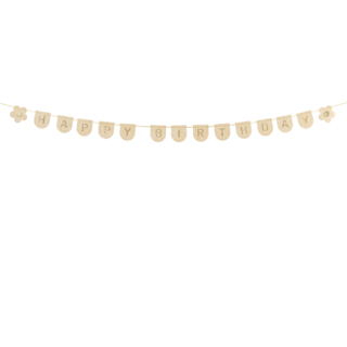 Alternative view of Stoffen Slinger - Happy Birthday & Madeliefjes