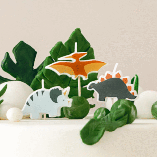 Verjaardagskaarsjes - Dinosaurus