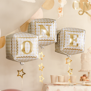 Folieballonnen Kubus - 'One'