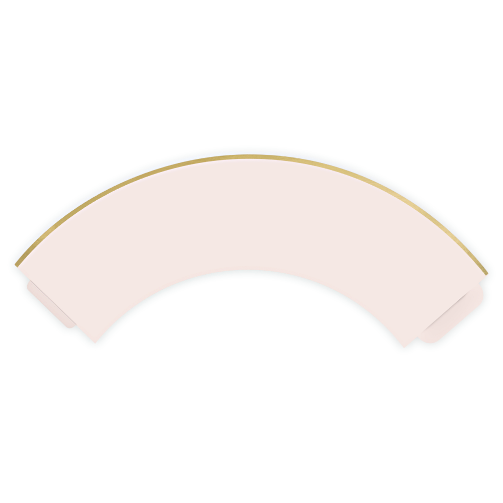 Cupcake Wikkels Roze & Goud - 6 stuks - Afbeelding 3