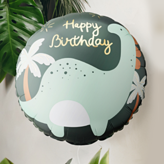 Folieballon Happy Birthday - Dino