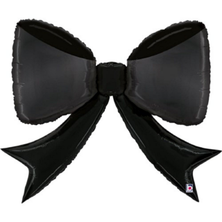 Folieballon Zwarte Strik (100 CM)