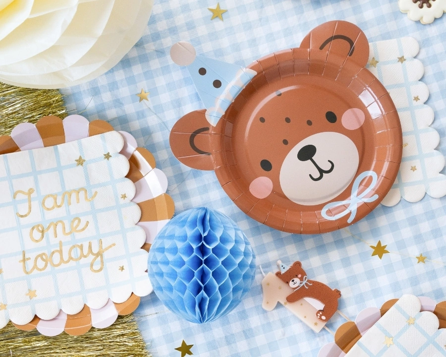 1e verjaardag teddybeer versiering