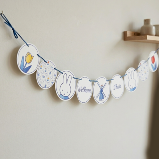 Slinger ’Welkom Thuis’ Nijntje - Delfts Blauw