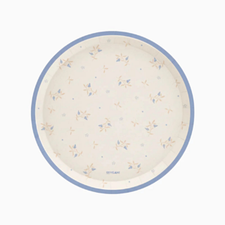 Alternative view of Bordjes met Blauwe Bloemen - 23 CM