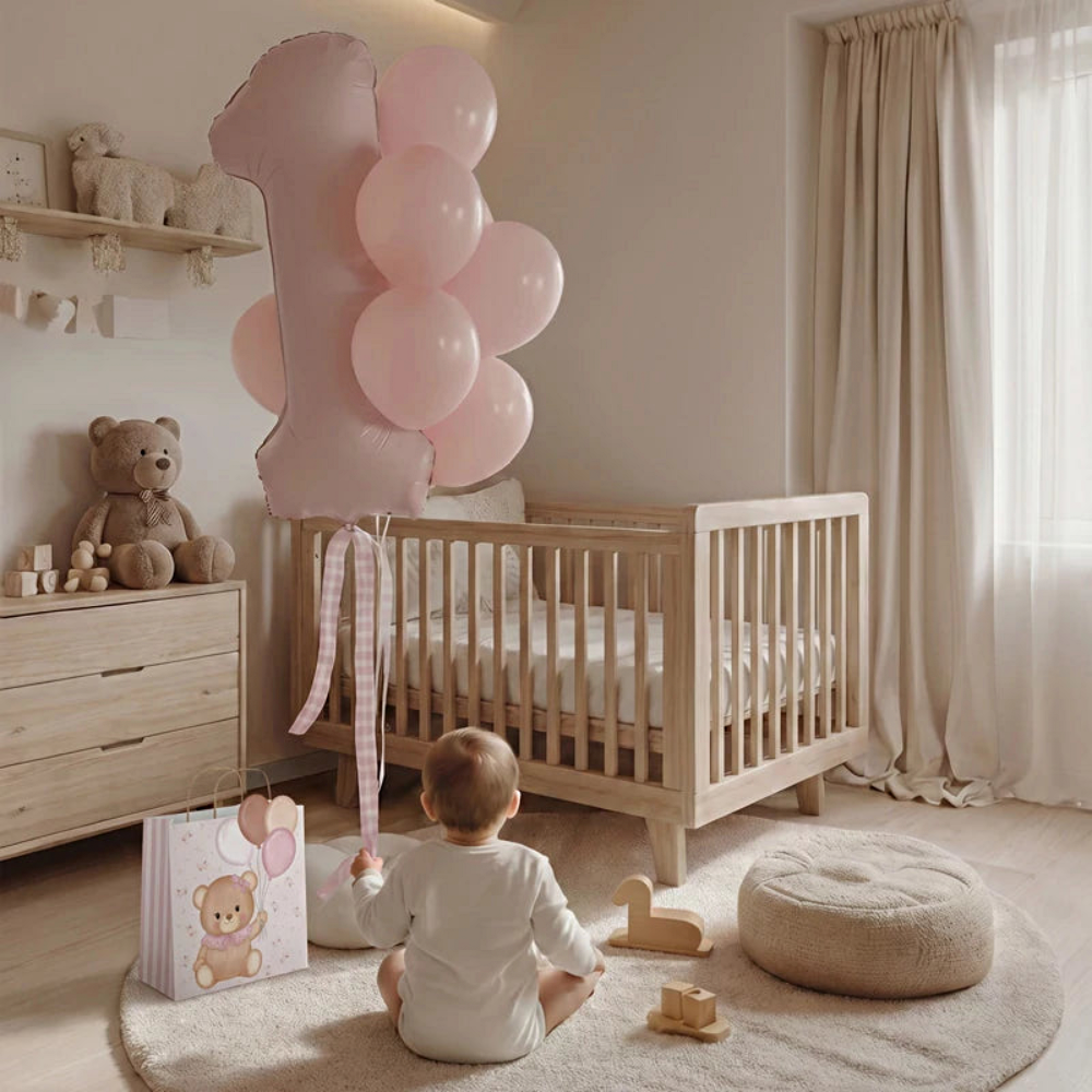 Grote Cadeautasjes met Roze Beertjes - 3 stuks - Afbeelding 6