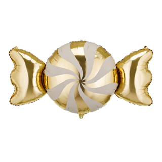 Folieballon Snoepje - Goud